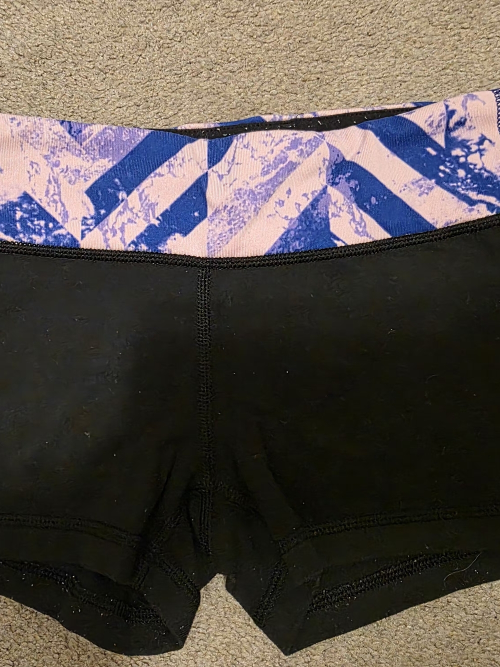 Ivivva Shorts with Purple-Pink Patterned Waistband